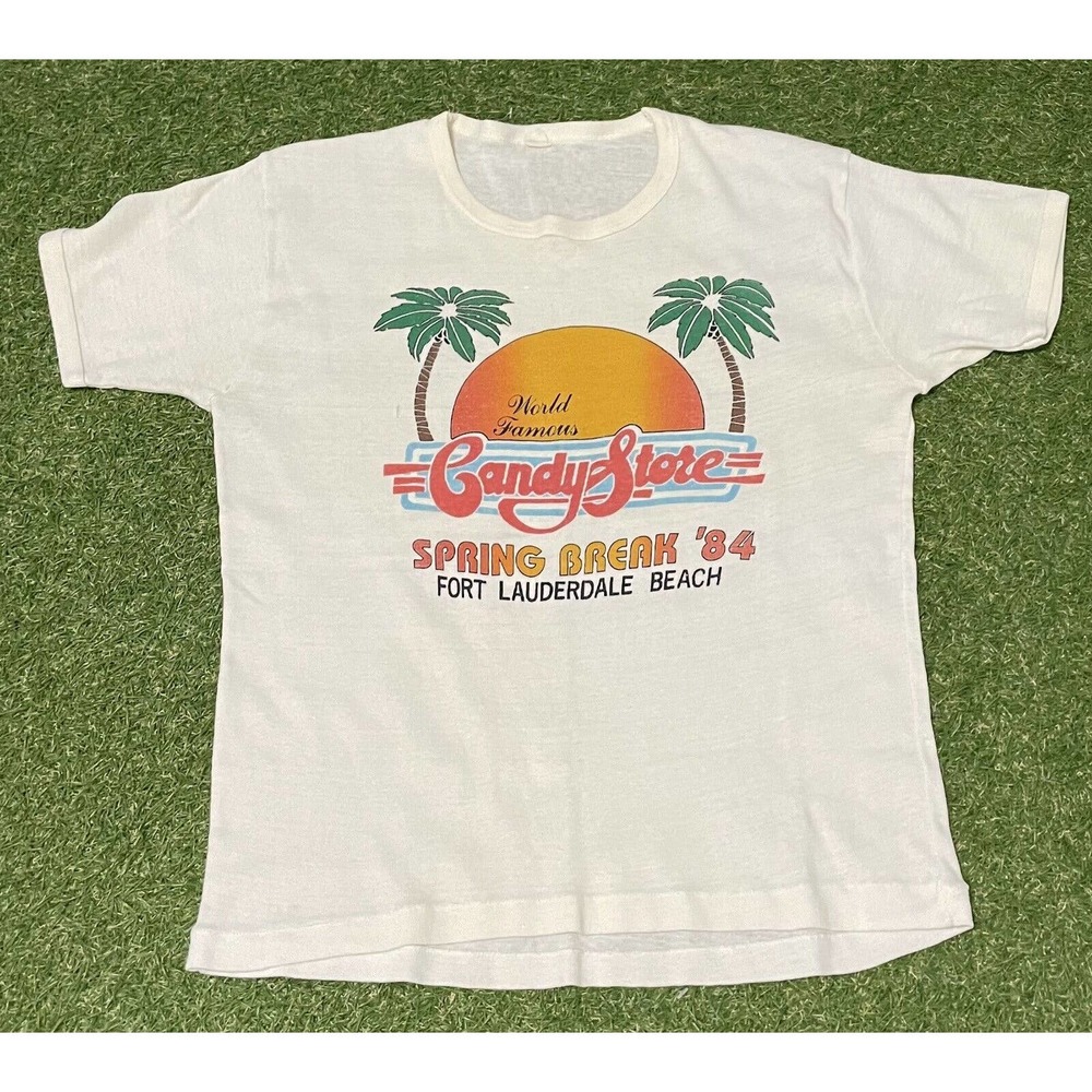 80s Candy Store Ft Lauderdale Spring Break 1984 TShi… Gem